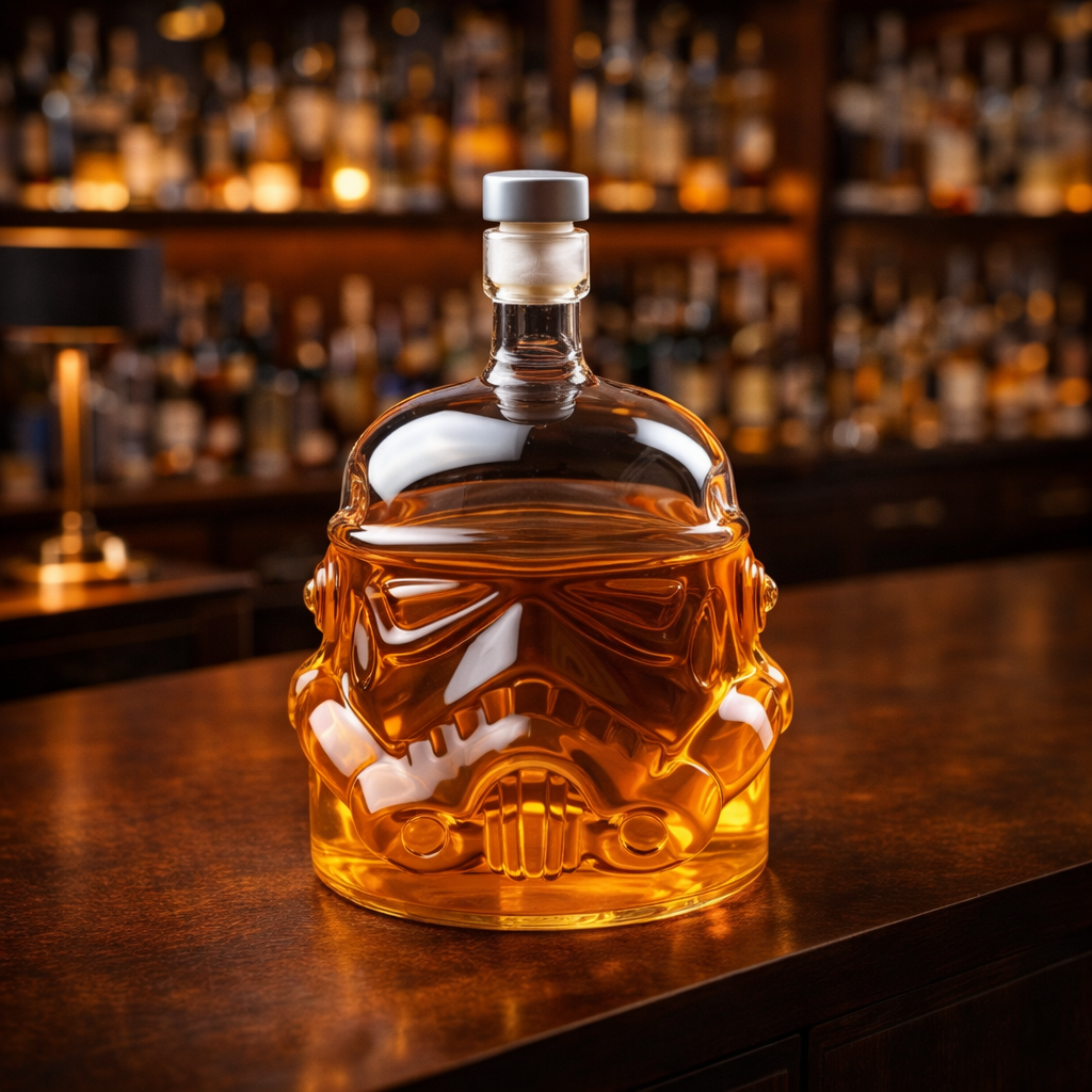 Bouteille de whisky - Édition Star Wars et Verres