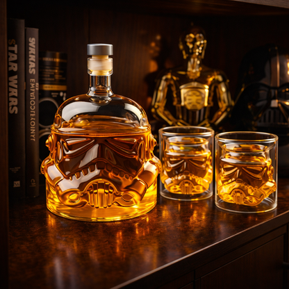 Bouteille de whisky - Édition Star Wars et Verres